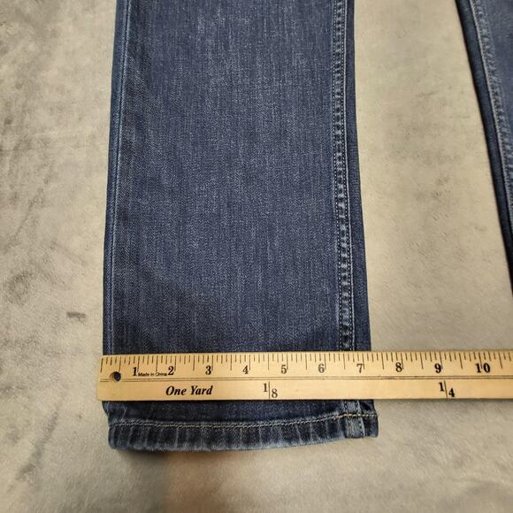 Banana Republic Jeans Womens 10 Blue Medium Wash Straight Leg Denim Classic - Picture 5 of 9